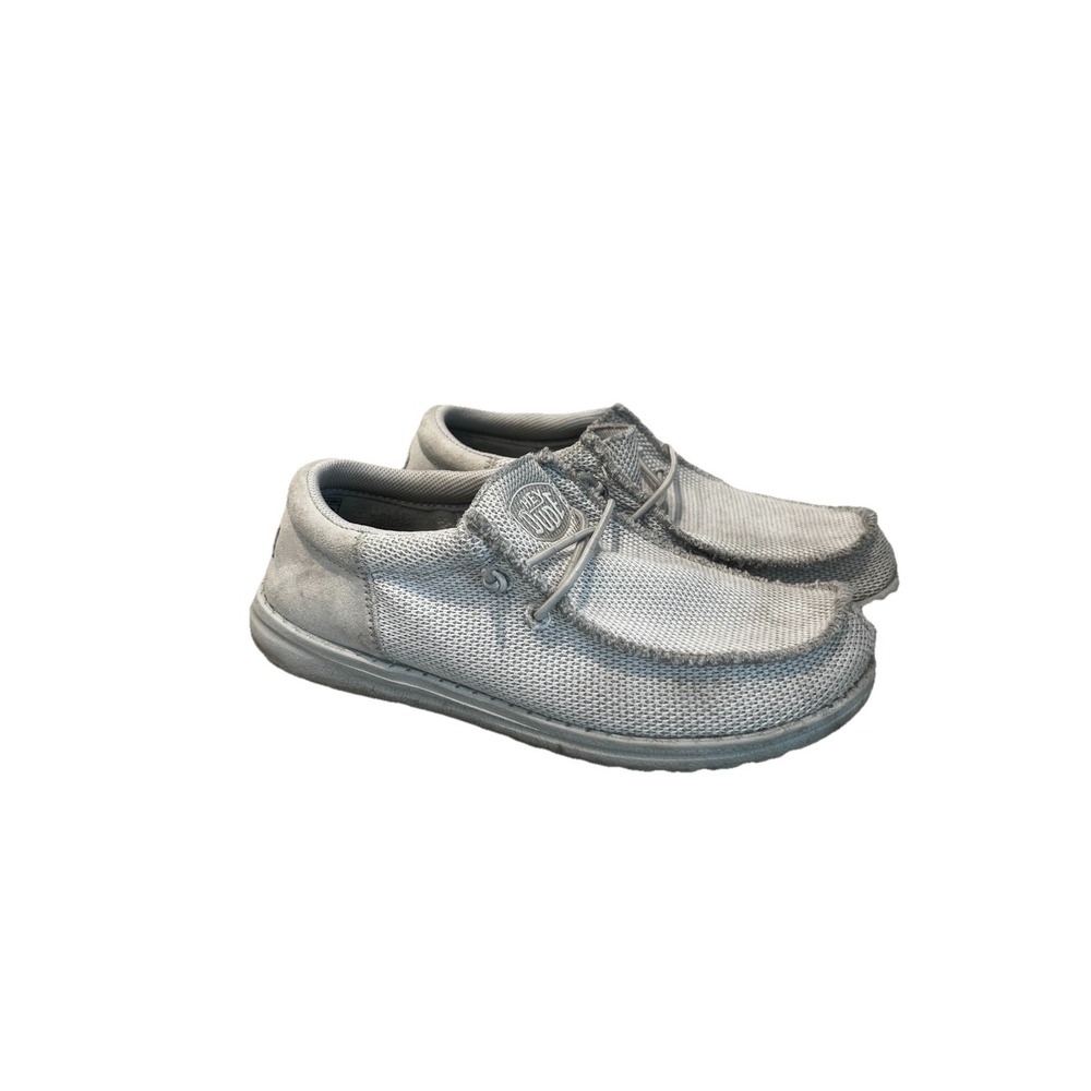Hey Dude Wally Youth Funk‎ Mono YT4- Slip Ons, Light Gray